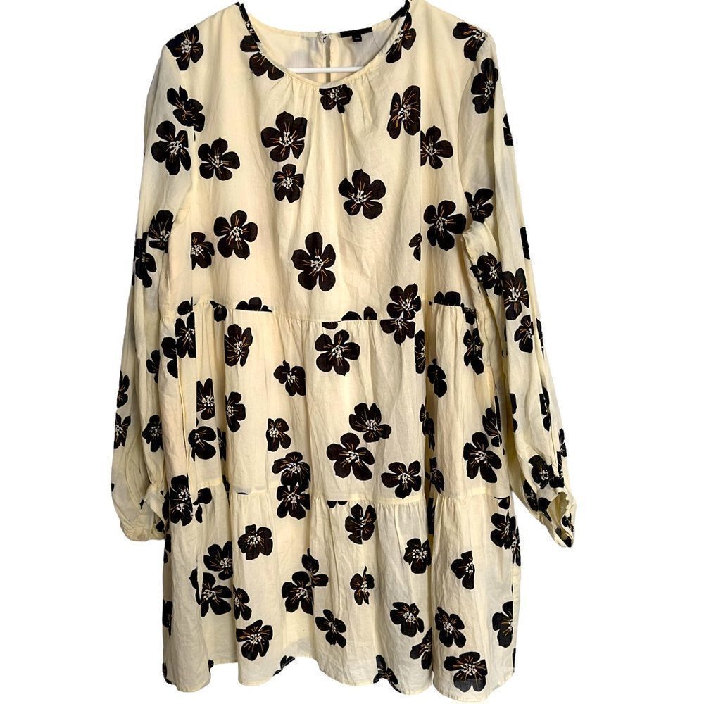 Who What Wear Sunshine Floral 💯% Cotton Frock Dress XXL